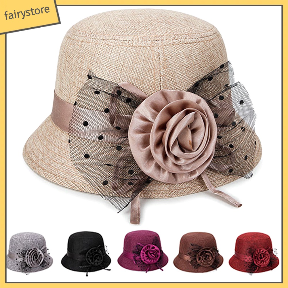 Mũ Bucket Hoạ Tiết Chấm Bi Cho Phái Nữ