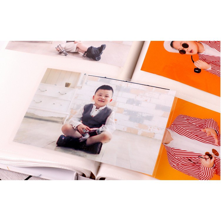 Album ảnh instax Vintage bìa vải đẹp đựng 200 ảnh 9x13