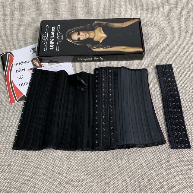 Gen nịt bụng latex 27 cm 25 xương nhập khẩu italy