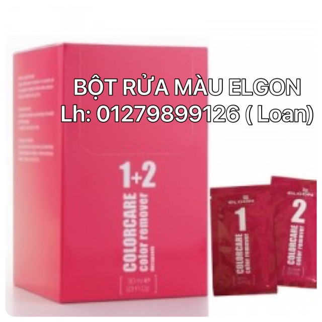 *.,* CHAI KEM RỬA MÀU TÓC ĐEN ĐỎ TÍM VÀNG ELGON COLOR REMOVER 125ML