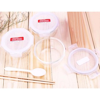 Hộp thủy tinh lock & lock 870ml chịu nhiệt