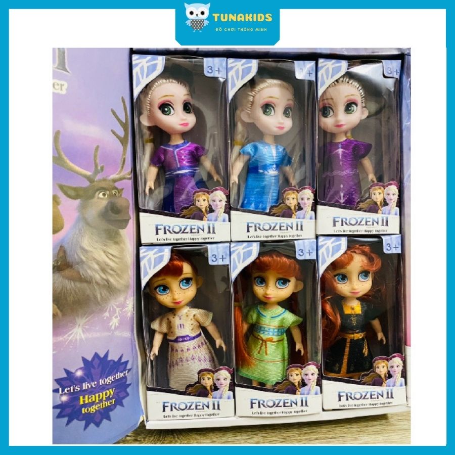 Búp bê Elsa Anna Disney Frozen công chúa đồ chơi dễ thương cho bé Tunakids