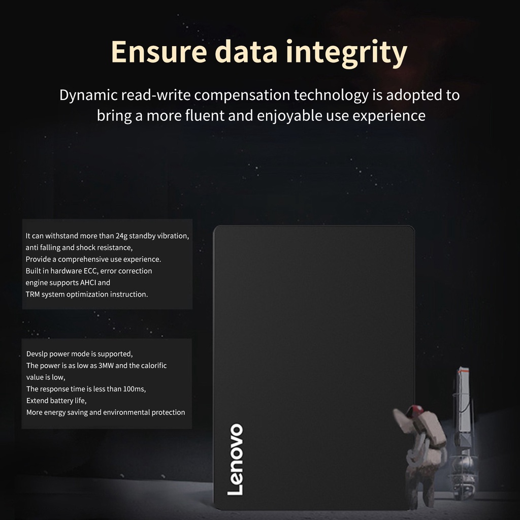 Ổ cứng di động trạng thái rắn Lenovo SL700 2.5&quot; 500MB/s dung lượng lớn 60GB 120GB 256GB 512GB 1TB SATA3.0