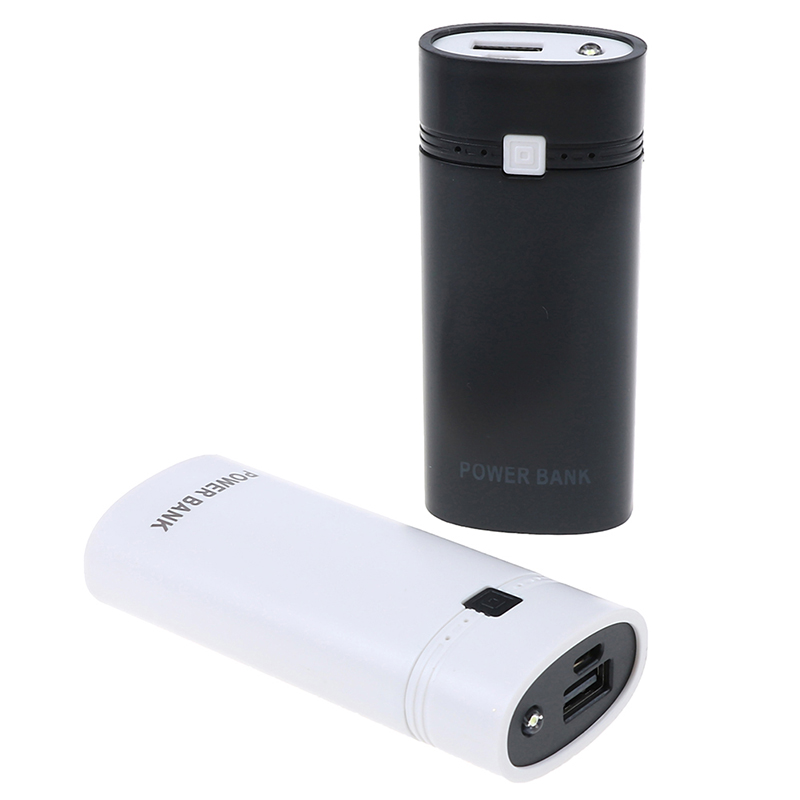 Sạc Dự Phòng 2 Pin 18650 Usb Có Đèn Flash Ban Đêm