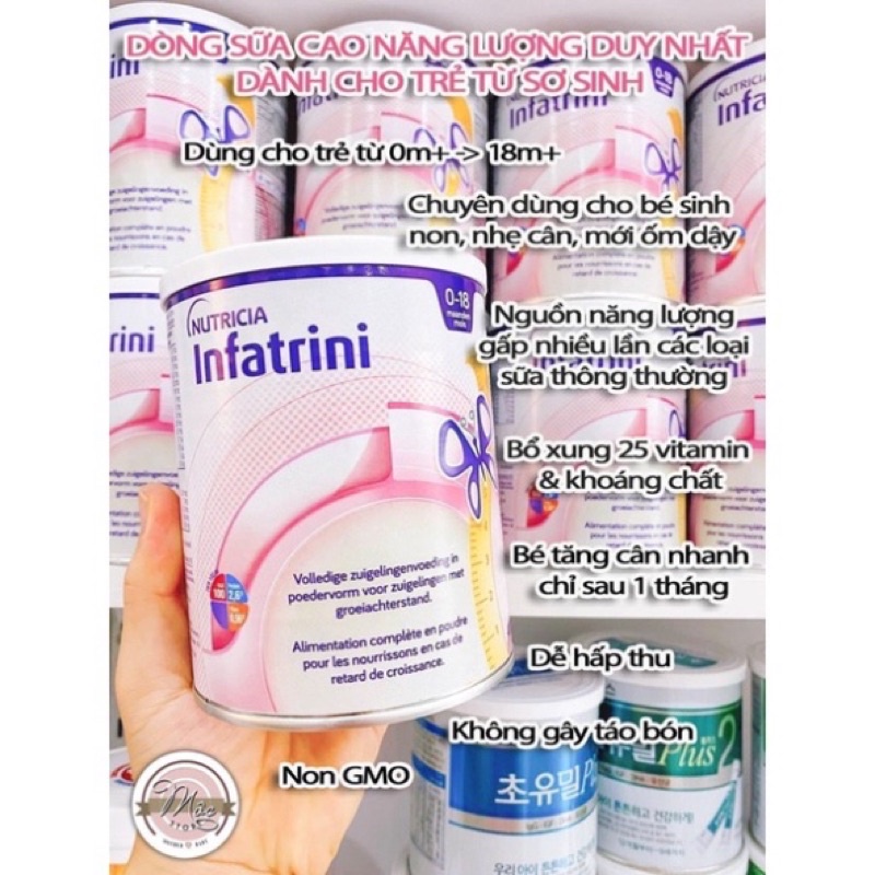 Sữa bột Infatrini hàng nội địa Đức lon 400g- chính hãng