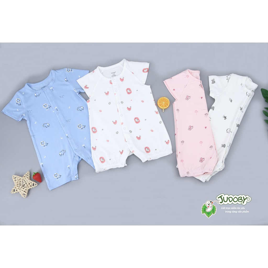 Body cài vai cộc tay Judoby (3-12M)