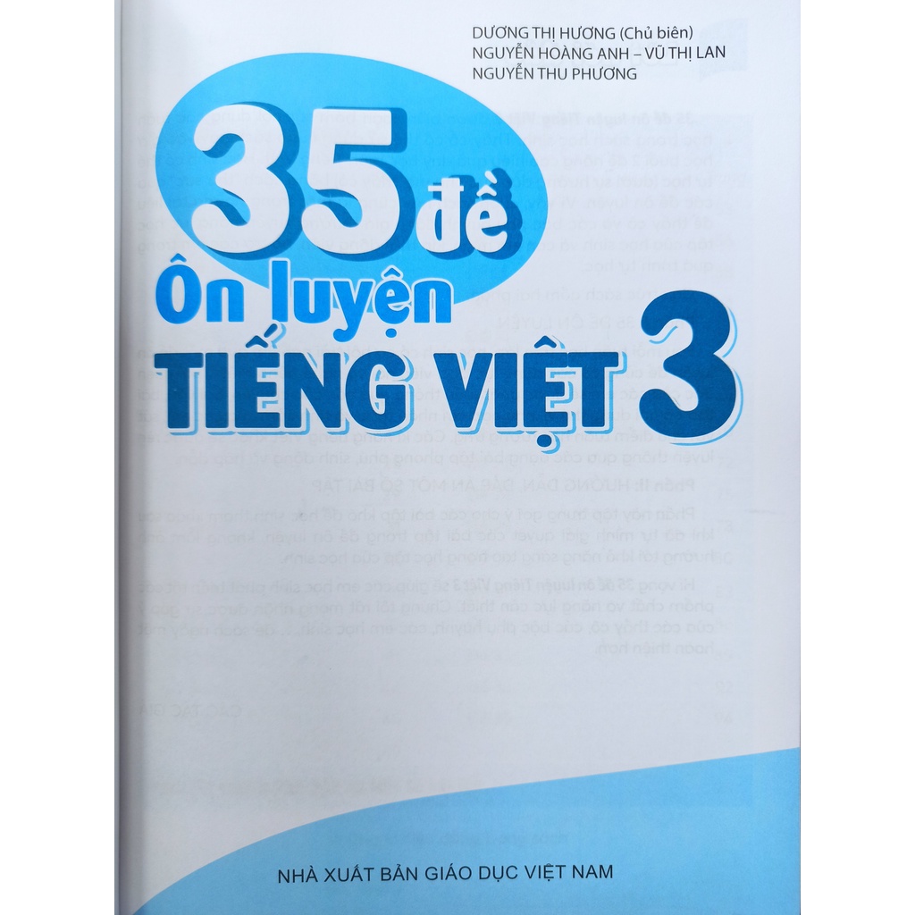 Sách - 35 đề ôn luyện Tiếng Việt lớp 3 (Kết nối tri thức với cuộc sống)