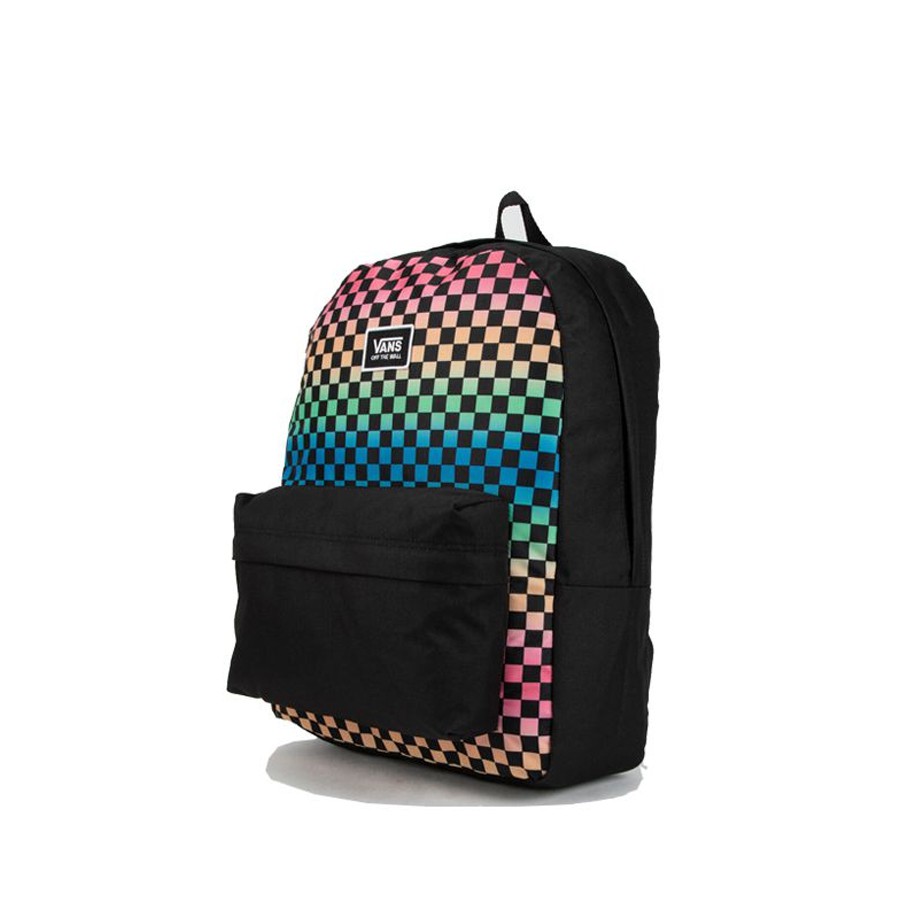 Balo Vans Realm Gradient Check Backpack VN0A3UI7YBL