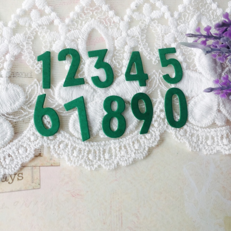 Khuôn Mẫu Cắt Thẻ Trang Trí Album Hình Số