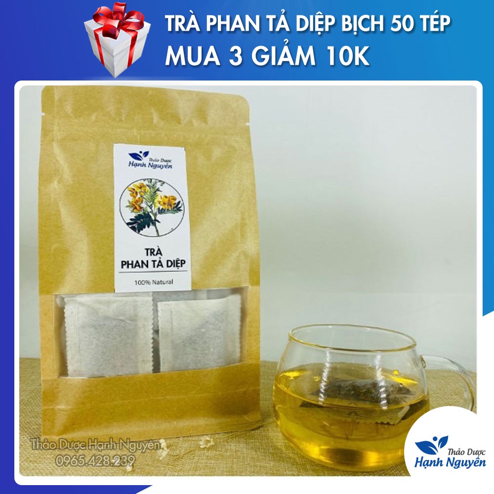 Trà phan tả diêp, bịch 50 túi lọc, giảm cân, nhuận tràng, detox, thanh lọc cơ thể - Thảo dược hạnh nguyên