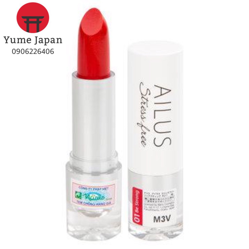 AILUS STRESSFREE LIPSTICK - SON RD1 - số 01