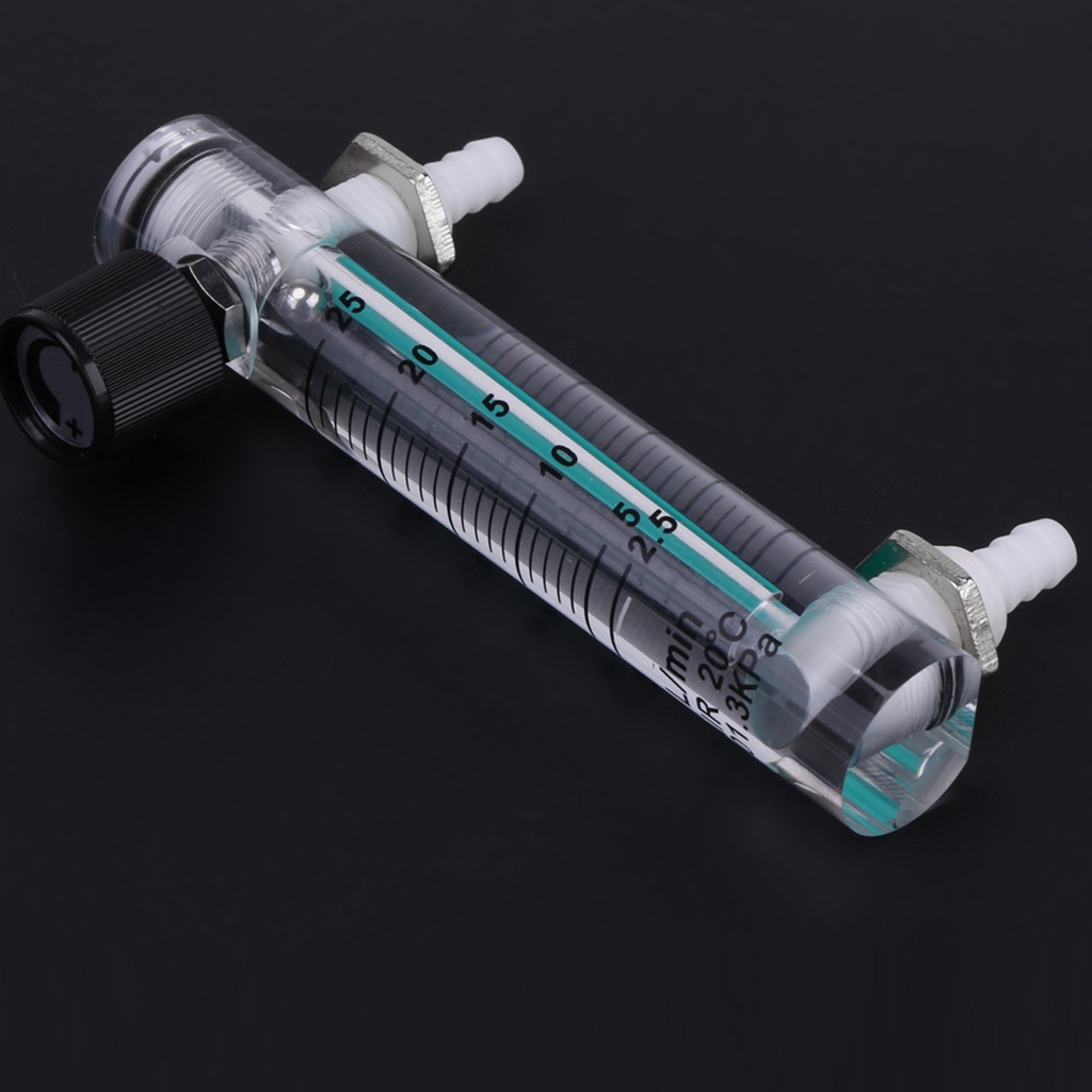 Lưu lượng kế LZQ-5 2.5-25LPM kèm van điều khiển cho oxy/khí/ga