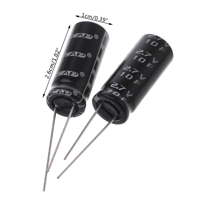 Set 6 Tụ Điện 6X2 7V 10F 10x26mm Chuyên Dụng Chất Lượng Cao
