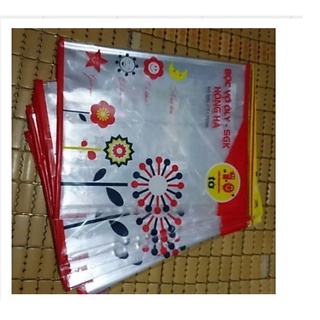 Ảnh thật] Bọc vở cấp 1, bọc vở cấp 2 Hồng Hà (Set 10 tờ trong 1 tập