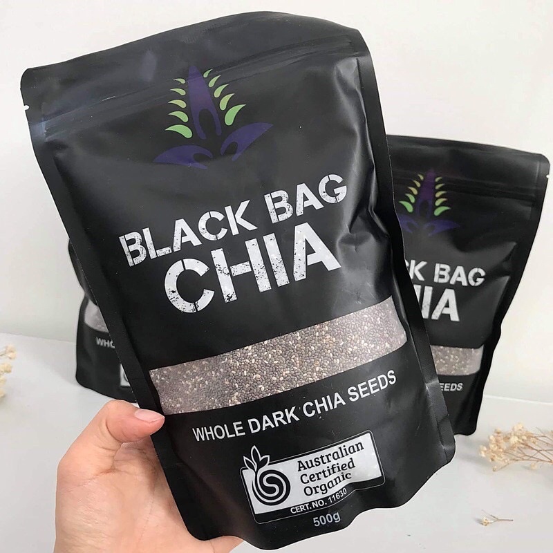 Hạt chia giảm cân, túi đen 500g