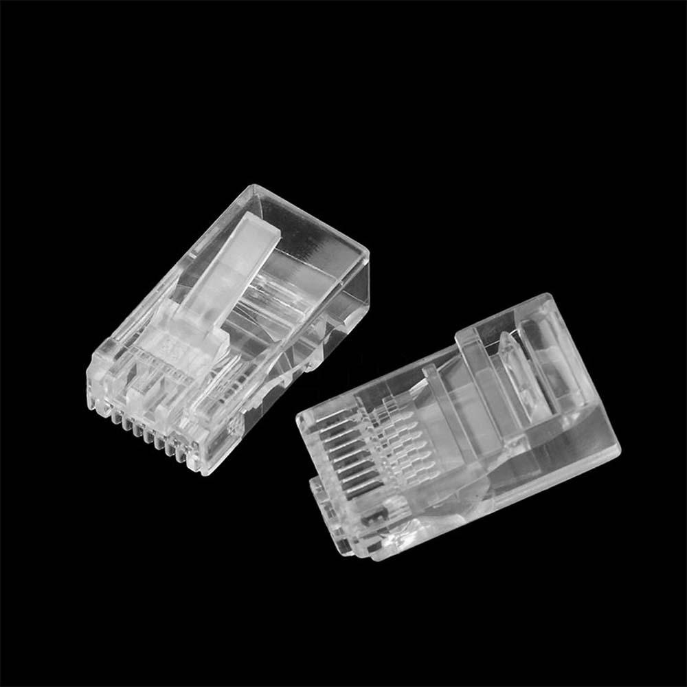 Phích Cắm Mạng Lưới HARRIETT Trong Suốt|Đầu Nối Dây Cáp Mạng Ethernet 8P8C Chuyên Dụng