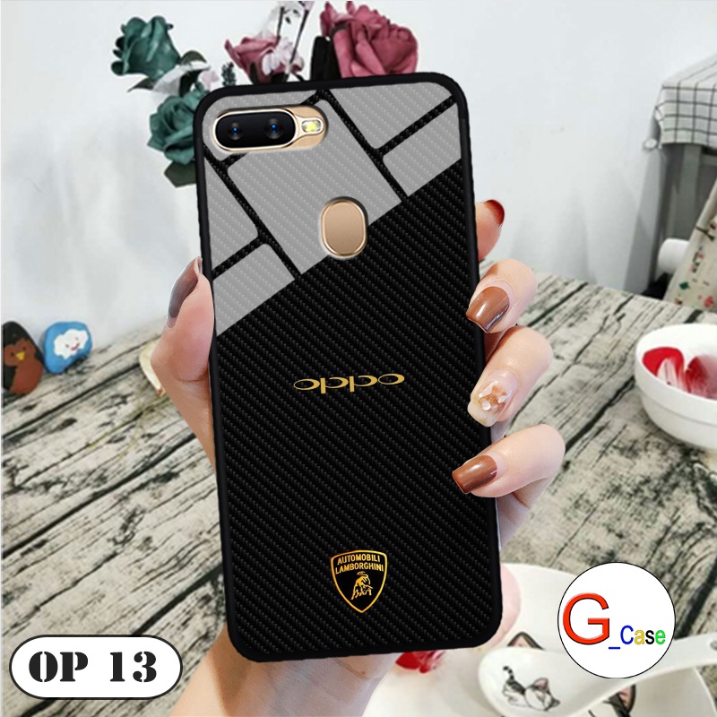 Ốp lưng kính 3D OPPO A7/ A5S/ A12