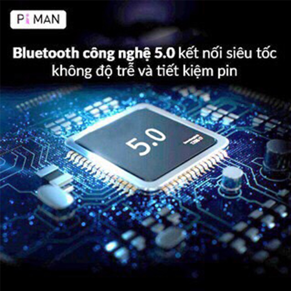 [DÙNG LÀ PHÊ] [Bao Test 15 Ngày] Tai nghe Bluetooth F9 - V5.0 Cảm Ứng Vân Tay Kiêm Sạc Dự Phòng, Chống Nước