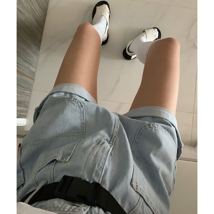 200411 SHORT BÒ ULZZANG TÚI HỘP XANH -SIZE S,M,L ( KO KÈM BELT ) | BigBuy360 - bigbuy360.vn