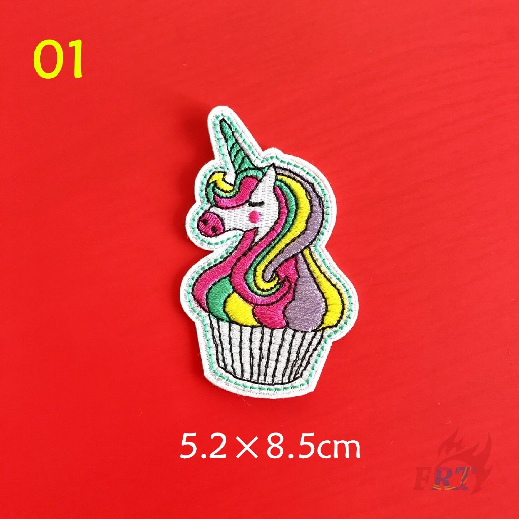 Miếng dán quần áo hình ngựa một sừng dễ thương