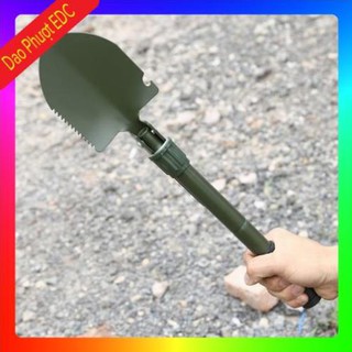 Xẻng Đa Năng V1 - La bàn - Cúp - 2 Màu Ngụy Trang Và Full Đen - Hàng Có Sẵn