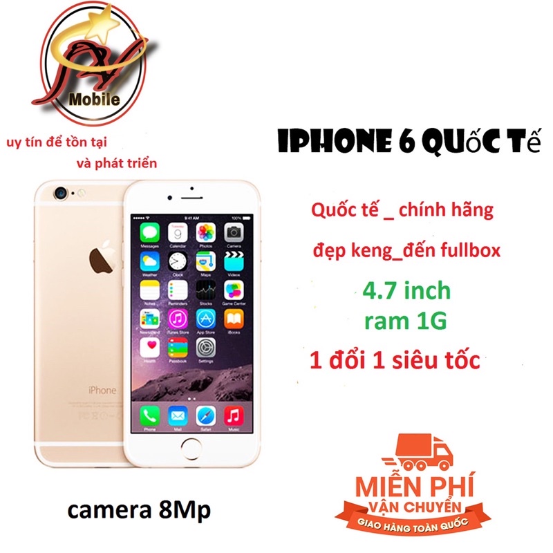 Điện thoại i Phone 6 Quốc Tế .Keng zin,đẹp keng,nguyên bản | BigBuy360 - bigbuy360.vn