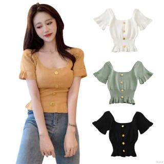 Áo cổ vuông ôm dáng cho nữ