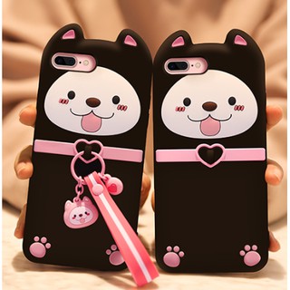 ốp lưng silicon có dây đeo cho iphone 7/8/7plus/8plus/7s/8+/ 7p