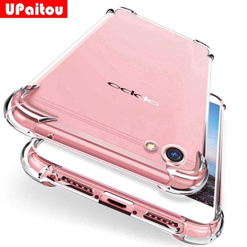 Ốp Điện Thoại Trong Suốt Chống Va Đập Cho Oppo Reno Relme 3 Pro A7 A5 Ax5S A3S R17 Rx17 Neo F9 F7 F5 F1S F3 Plus