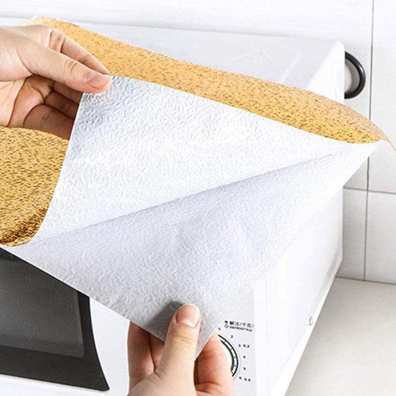 Miếng dán lá nhôm chống dầu chống nước trang trí nhà bếp