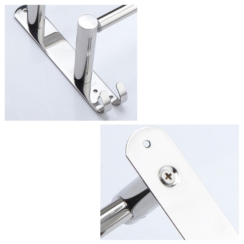 Giá Treo Khăn 3 Tầng Bằng Thép Không Gỉ Có Thể Điều Chỉnh Linh Hoạt Tiện Dụng