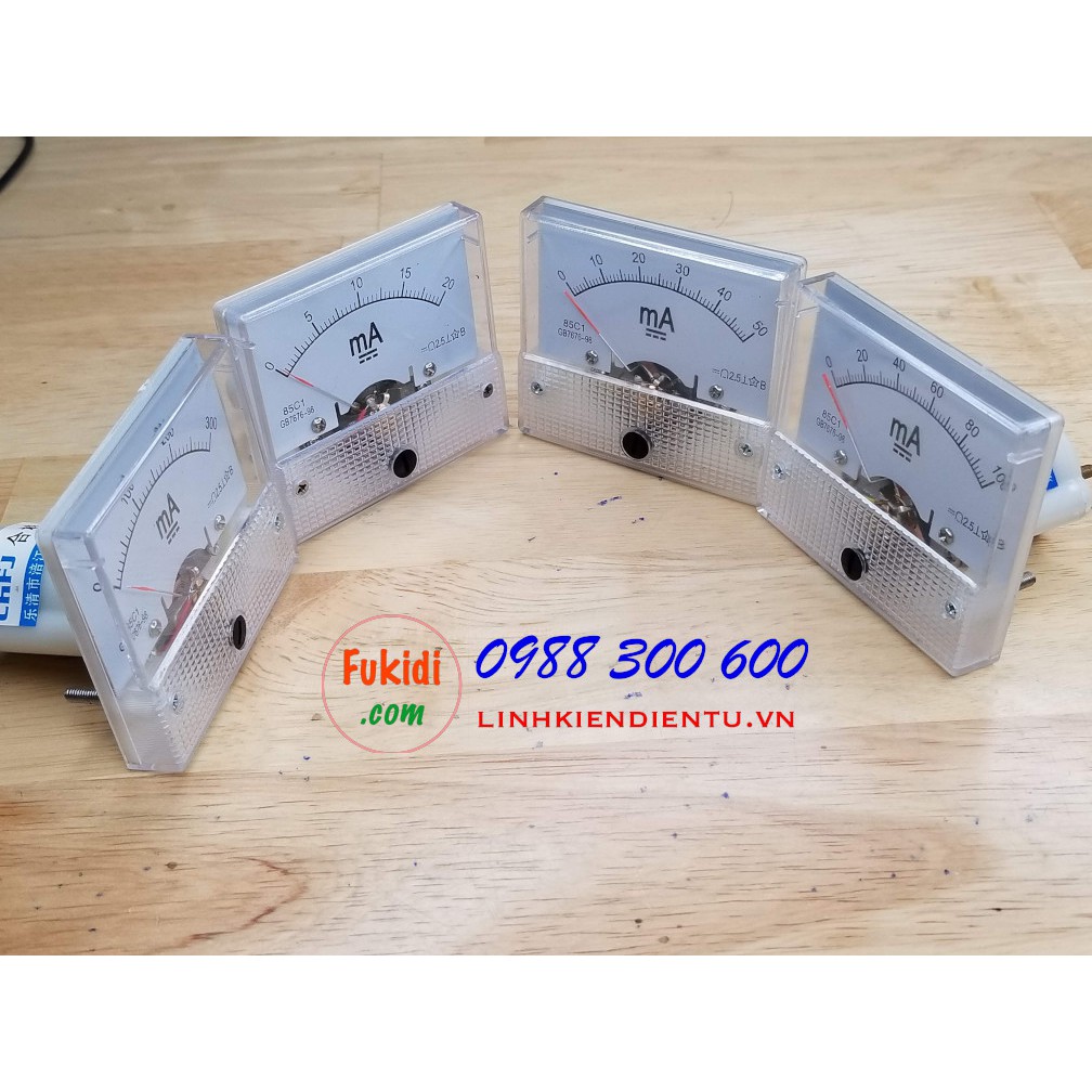 Ampe kế DC 85C1 đo dòng điện DC từ 50uF đế 30A