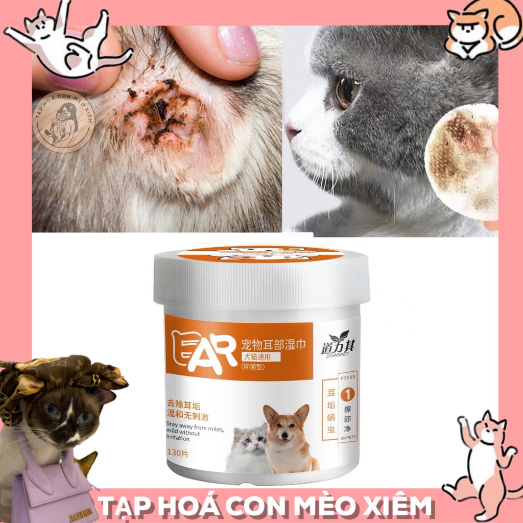 Bông lau tai cho chó mèo - Petlover