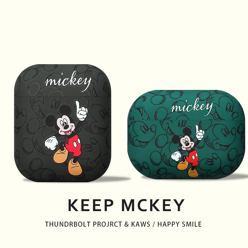 Vỏ Bảo Vệ Hộp Sạc Tai Nghe Airpods 3 Pro AirPods3 Họa Tiết Hoạt Hình Mickey Minnie Dễ Thương Ốp