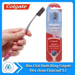 COLGATE Bàn Chải Đánh Răng Colgate SlimSoft Flex Clean Charcoal
