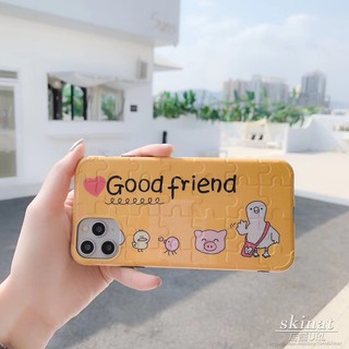 Ốp Điện Thoại Hình Động Vật May Mắn Đáng Yêu Cho Iphone 11 Pro Xs Max Xr I 8 I 7 Plus