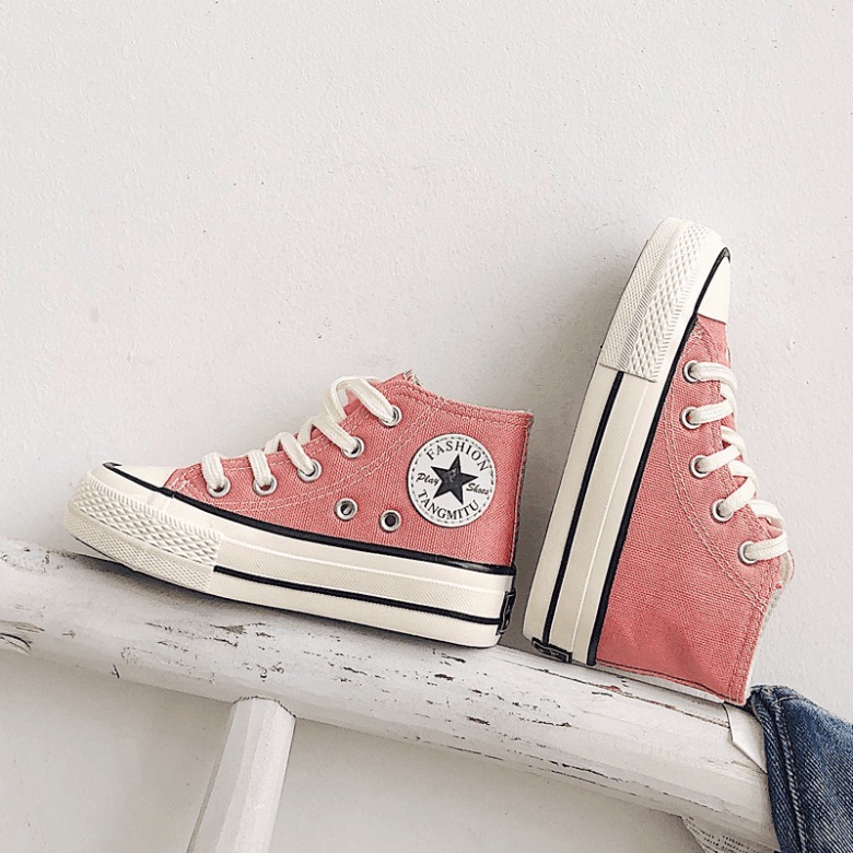 Giày thể thao cao cổ dáng Convers cho bé trai và bé gái từ 3 đến 8 tuổi | GUNS-506.34