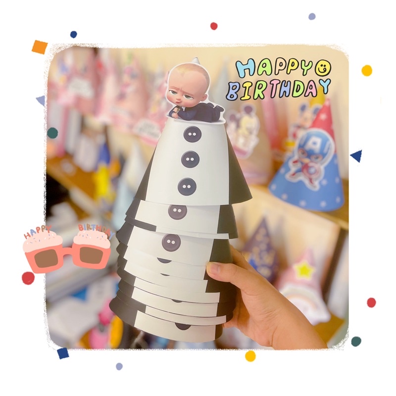 Mũ sinh nhật chuyên sỉ cho tiệm bánh kem