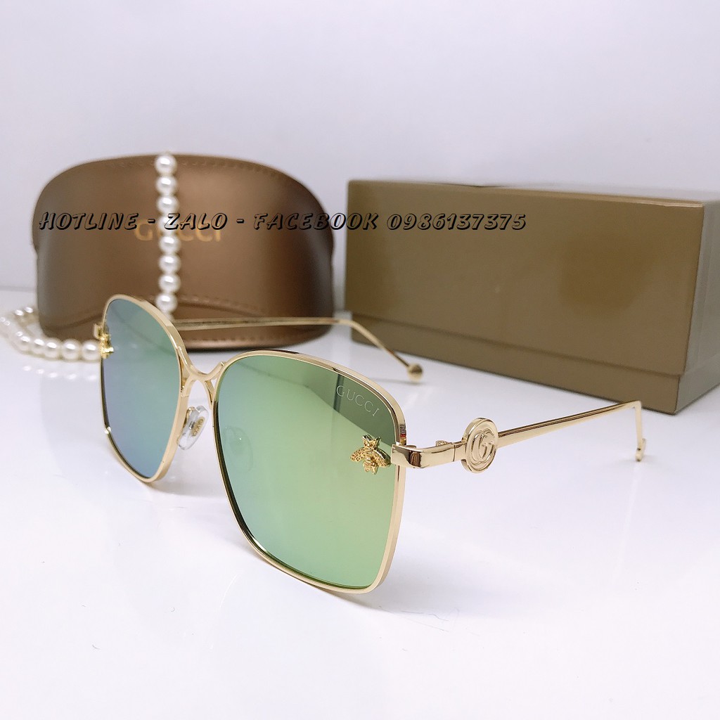 Mắt Kính Tráng Gương Tròng Vuông Cao Cấp Nữ (Full Box) | BigBuy360 - bigbuy360.vn