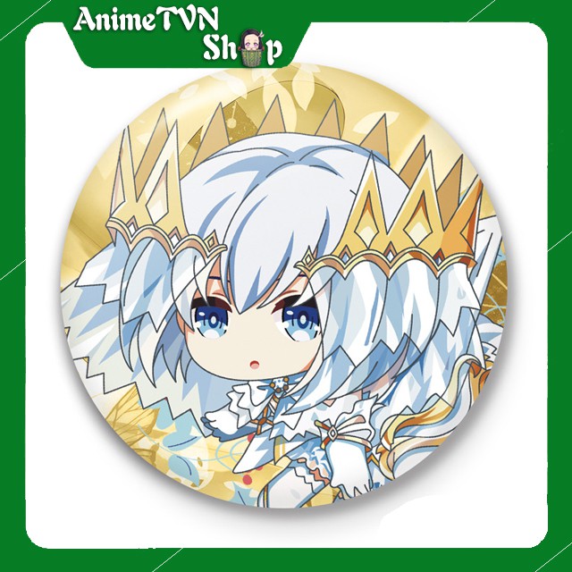 Huy hiệu in hình nhân vật Anime Manga Date a Live - bằng nhựa, có khuy cài ở mặt sau