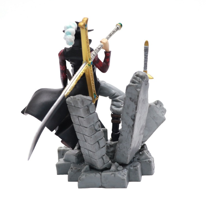 Nhân vật figure mắt diều hâu dracule mihawk luffy đồ chơi trẻ em decor mô hình one piece anime lắp ráp decor phòng pc