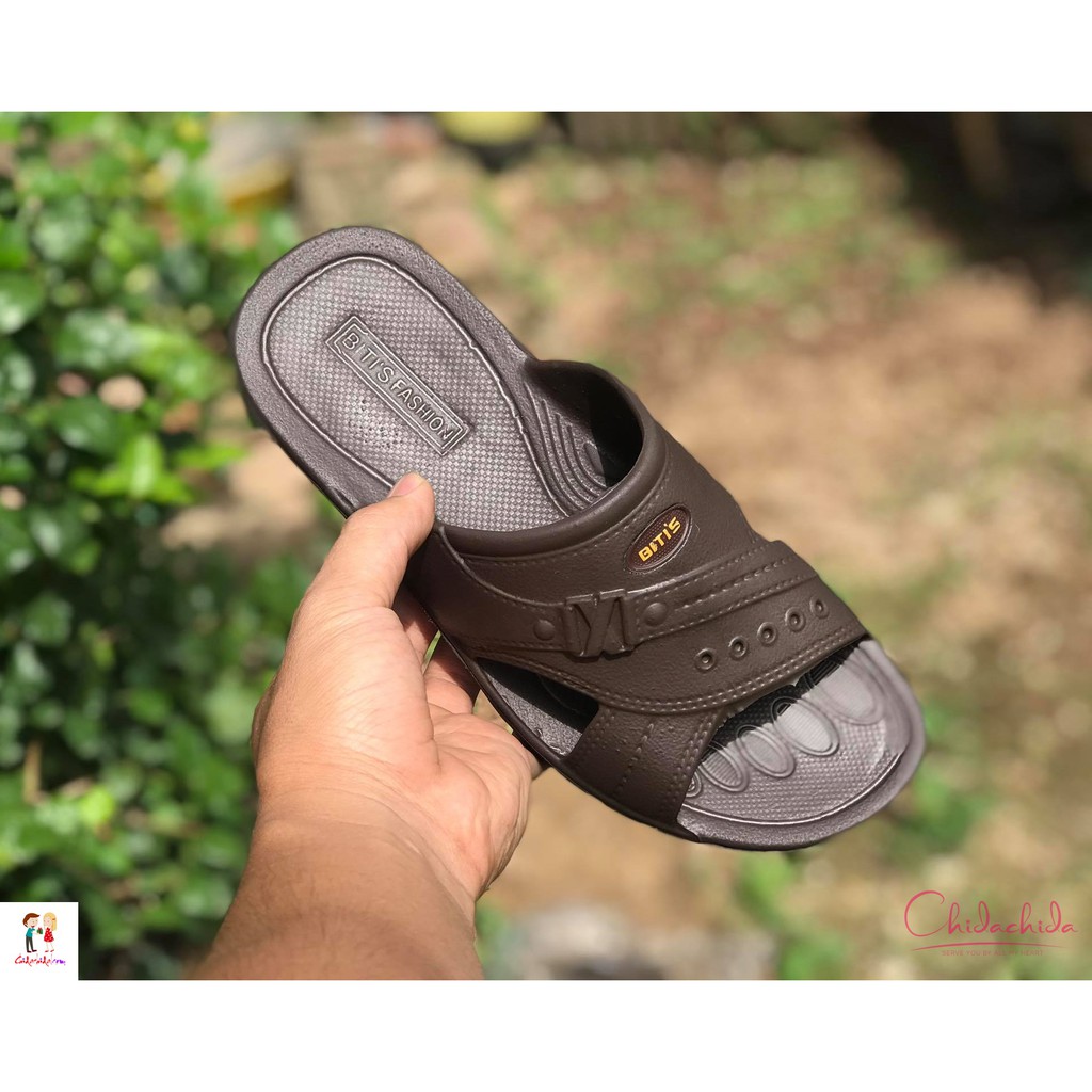 Dép quai ngang nam BT DEM053 nhẹ và bền; size 38-43; màu nâu và đen