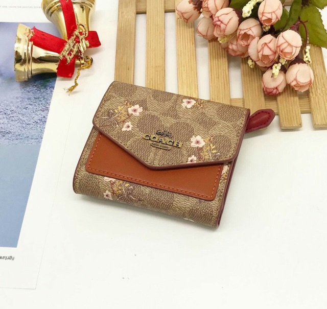 Ví Coach mini bì thư