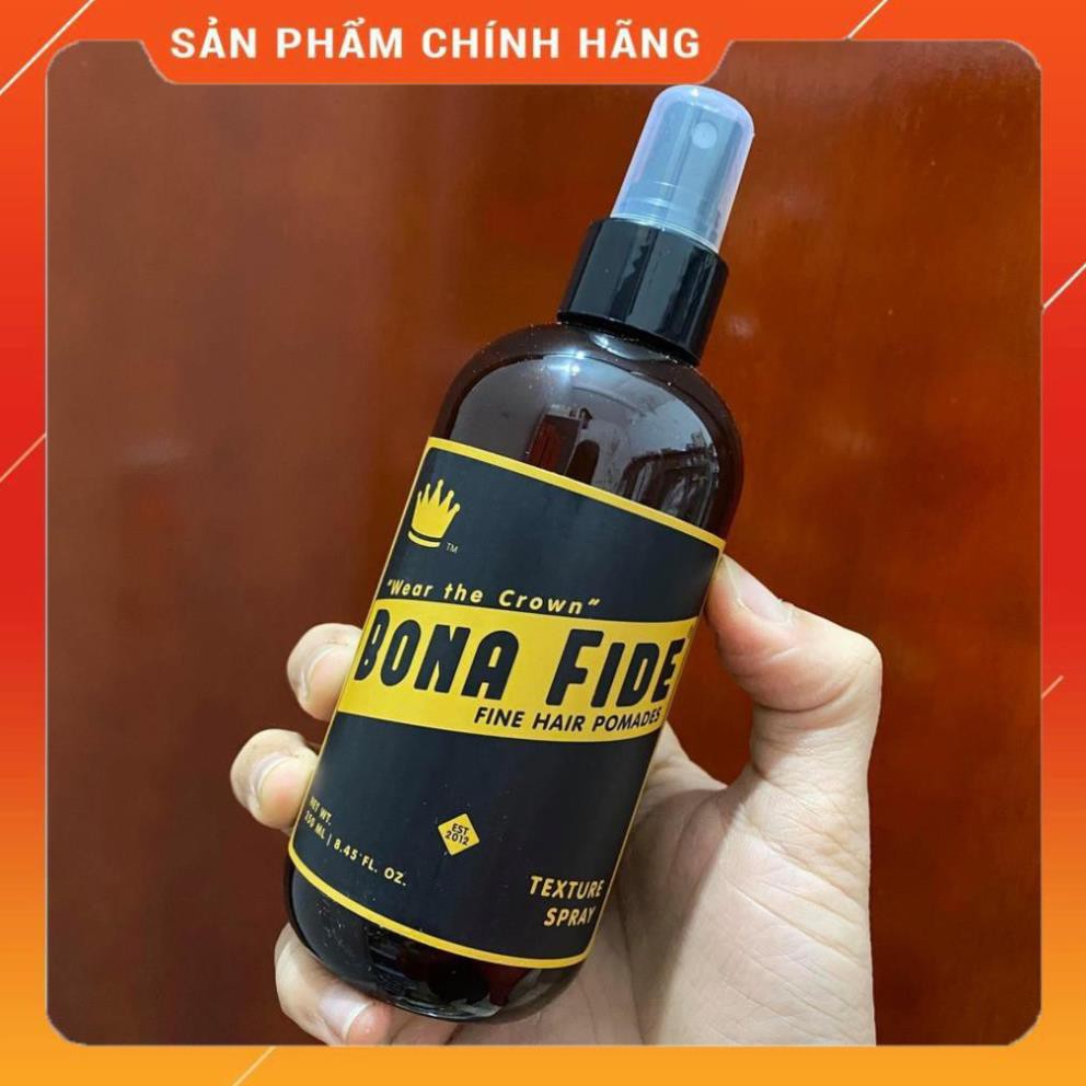 Chai Xịt Dưỡng Tạo Phồng Giữ Nếp Bona Fide + Tặng Lược