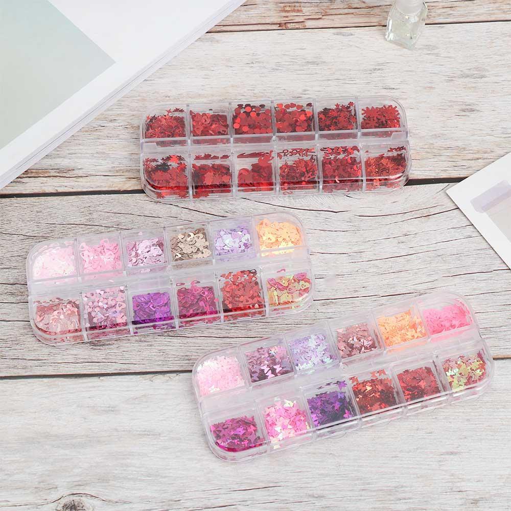 .Bột Kim Tuyến 3D Lấp Lánh Dùng Trang Trí Móng Nghệ Thuật DIY