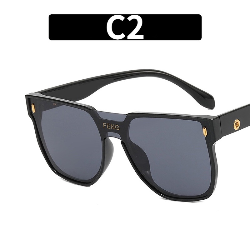 Kính Mát Chống Tia UV Hình Vuông Thời Trang Phương Tây Cho Nam Nữ