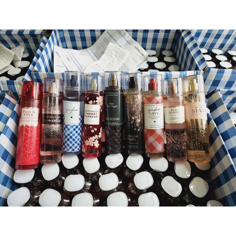 Xịt thơm body mist Bath & Body Works mini & fullsize