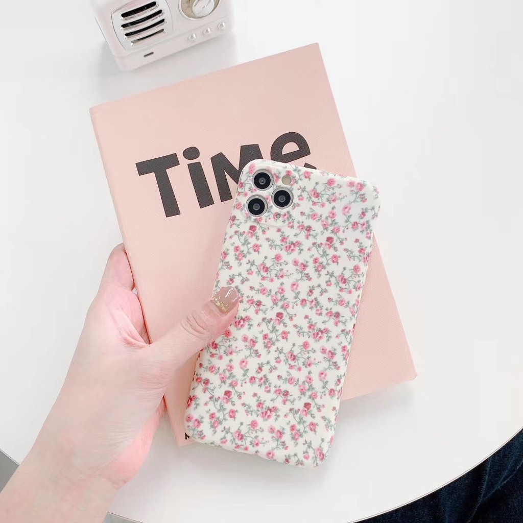 Ốp điện thoại TPU họa tiết hoa dễ thương cho iPhone 11 Pro X Xs Max 7 8 Plus XR 12 PRO MAX 13 pro max