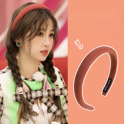 1 / 2 Băng đô cài tóc rửa mặt Màu Xanh Dương Thời Trang Hàn Quốc 2022