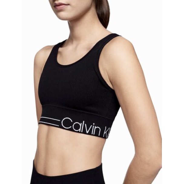 Áo Tập Calvin Klein Performance Ribbed Medium Impact Sports Bra